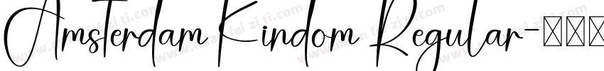 Amsterdam Kindom Regular字体转换